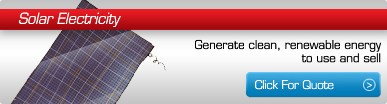 Solar Electricity - generate clean, renewable energy to use and sell